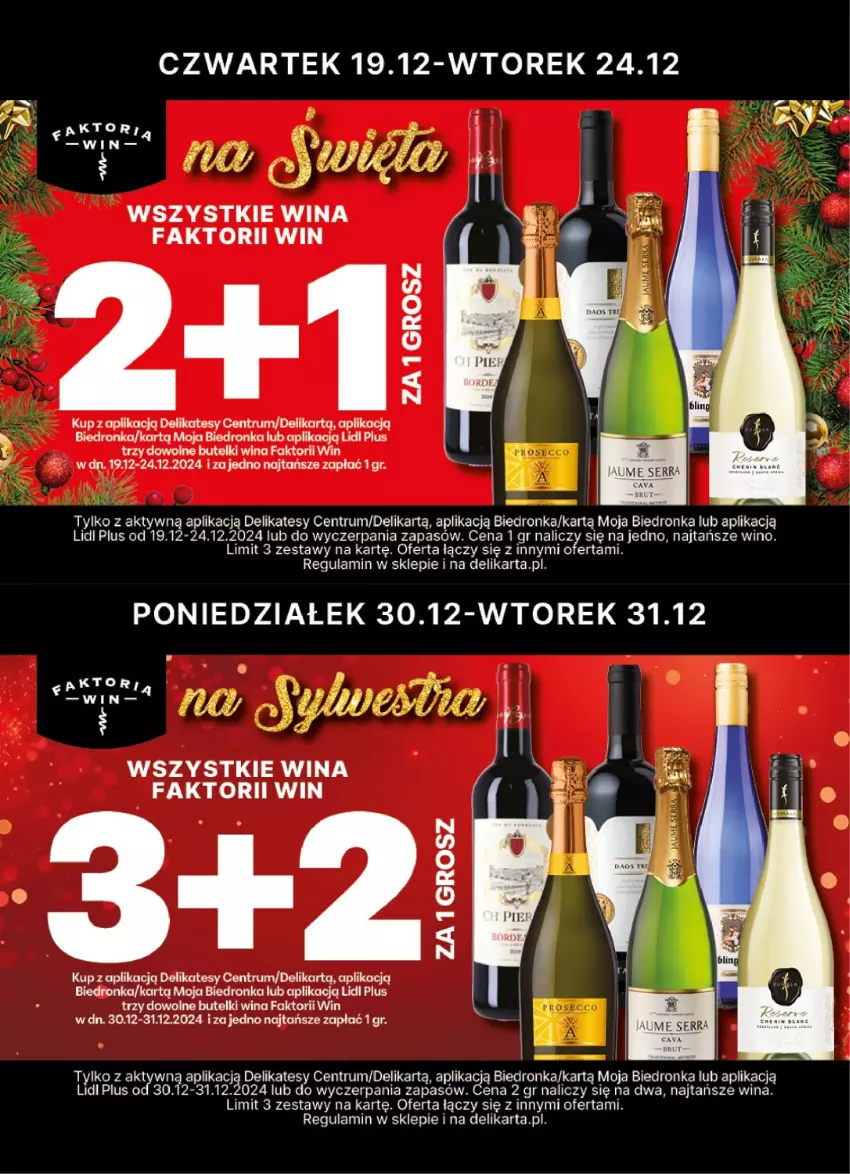 Gazetka promocyjna Delikatesy Centrum - DeliBarek DC51-DC52 - ważna 16.12 do 31.12.2024 - strona 2 - produkty: Fa, LG, Rum, Ser, Wino