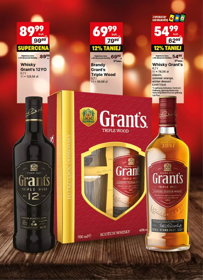 Gazetka promocyjna Delikatesy Centrum - DeliBarek DC51-DC52 - ważna 16.12 do 31.12.2024 - strona 20 - produkty: Brandy, Fa, Gra, Grant's, Rum, Ser, Whisky