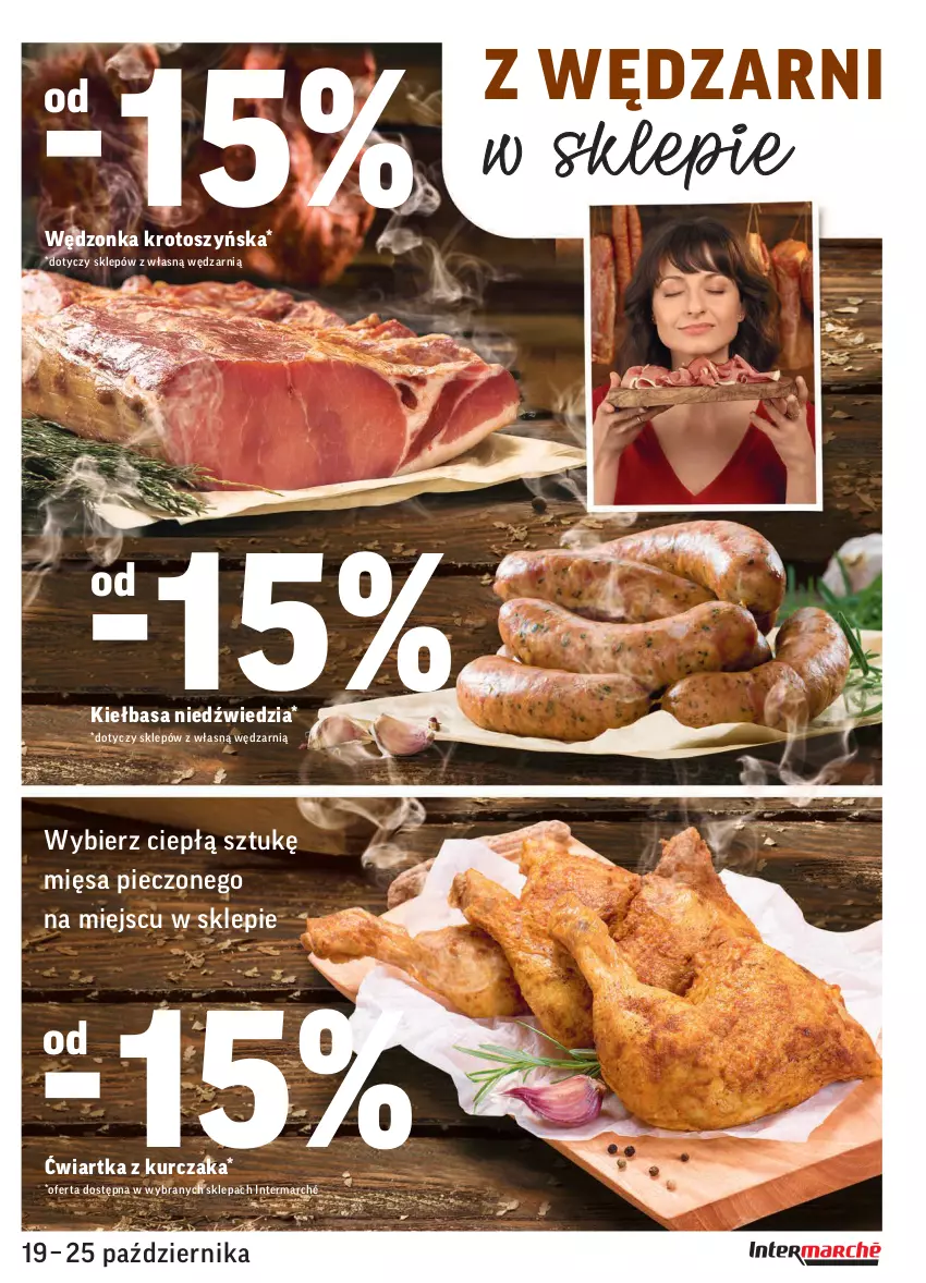 Gazetka promocyjna Intermarche - ważna 19.10 do 25.10.2021 - strona 11 - produkty: Kiełbasa, Kurczak, Piec