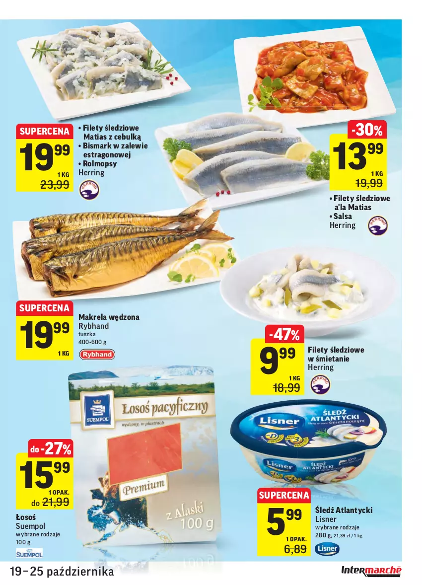 Gazetka promocyjna Intermarche - ważna 19.10 do 25.10.2021 - strona 19 - produkty: Lisner, Mop, Salsa, Suempol, Tusz