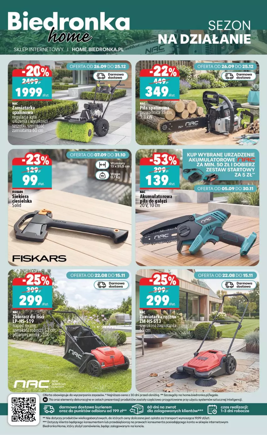 Gazetka promocyjna Biedronka - Biedronka Home - ważna 26.09 do 03.10.2026 - strona 2 - produkty: Akumulator, Fiskars, Gala, Intel, Por, Sport, Tran