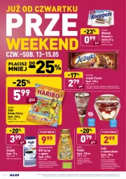 Gazetka promocyjna Aldi - Gazetka - ważna od 15.05 do 15.05.2021 - strona 22 - produkty: Goplana, Sos, Ser, Ryż, Jeżyki, Wafelek, Tera, Lody, LANA, Herbatniki, Syrop, Knoppers, Deser, Kakao, Haribo, Kinder, Nektar