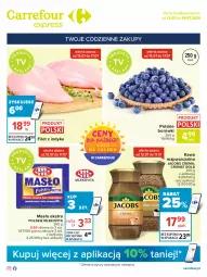 Gazetka promocyjna Carrefour - Gazetka Express - Gazetka - ważna od 19.07 do 19.07.2021 - strona 1 - produkty: Kawa rozpuszczalna, Kawa, Mlekovita, Jacobs, Masło, Mleko