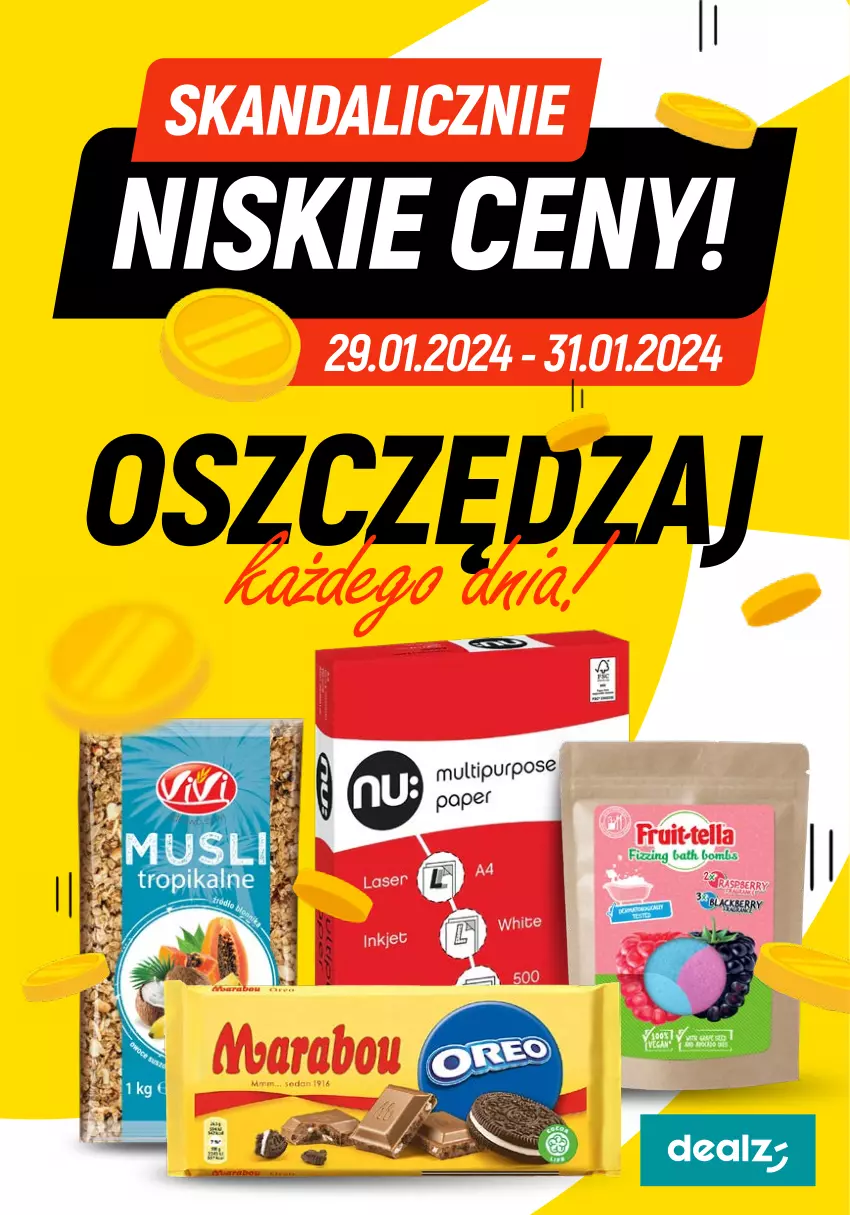 Gazetka promocyjna Dealz - Oszczędzaj każdego dnia! - ważna 29.01 do 31.01.2024 - strona 1