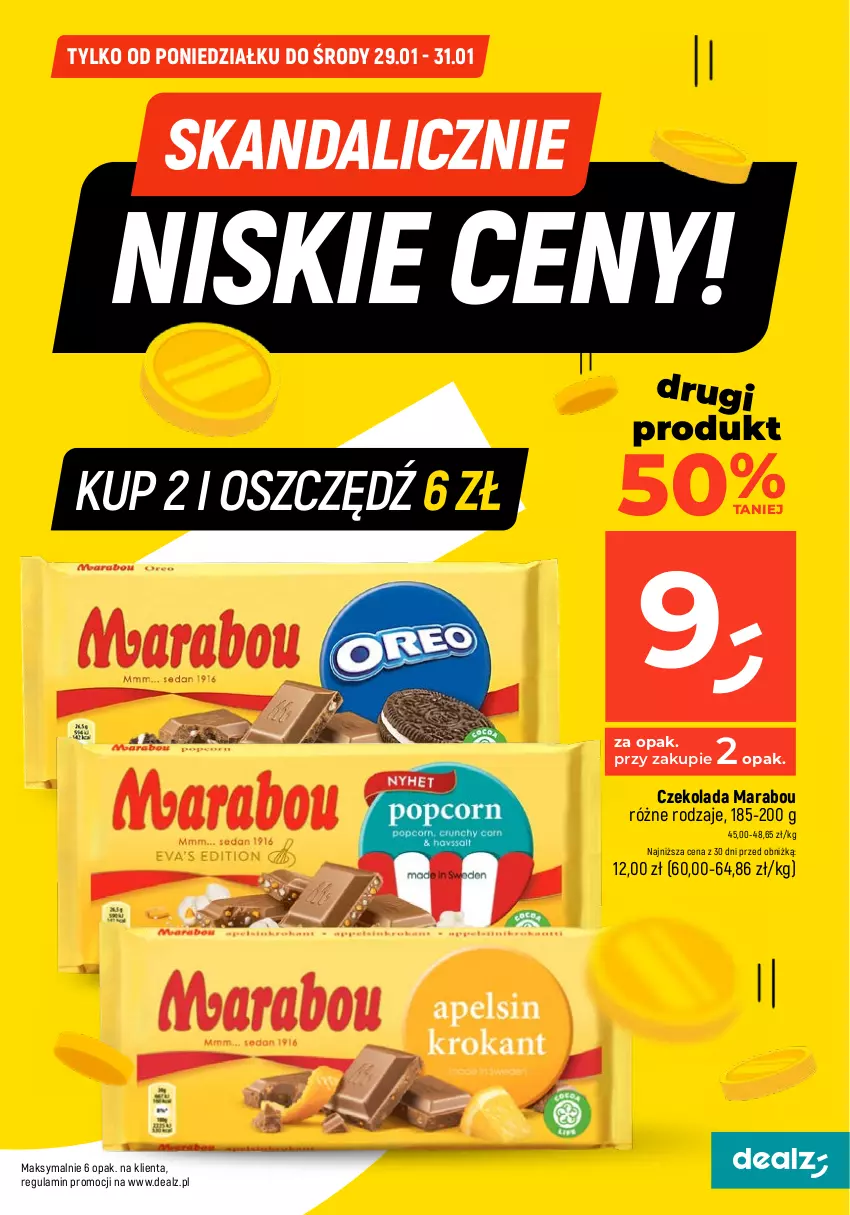 Gazetka promocyjna Dealz - Oszczędzaj każdego dnia! - ważna 29.01 do 31.01.2024 - strona 3 - produkty: Czekolada, Mus