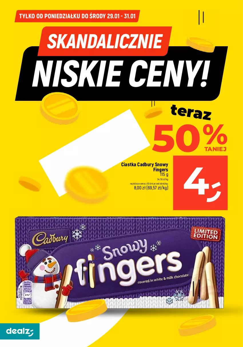 Gazetka promocyjna Dealz - Oszczędzaj każdego dnia! - ważna 29.01 do 31.01.2024 - strona 4 - produkty: Ciastka, Tera