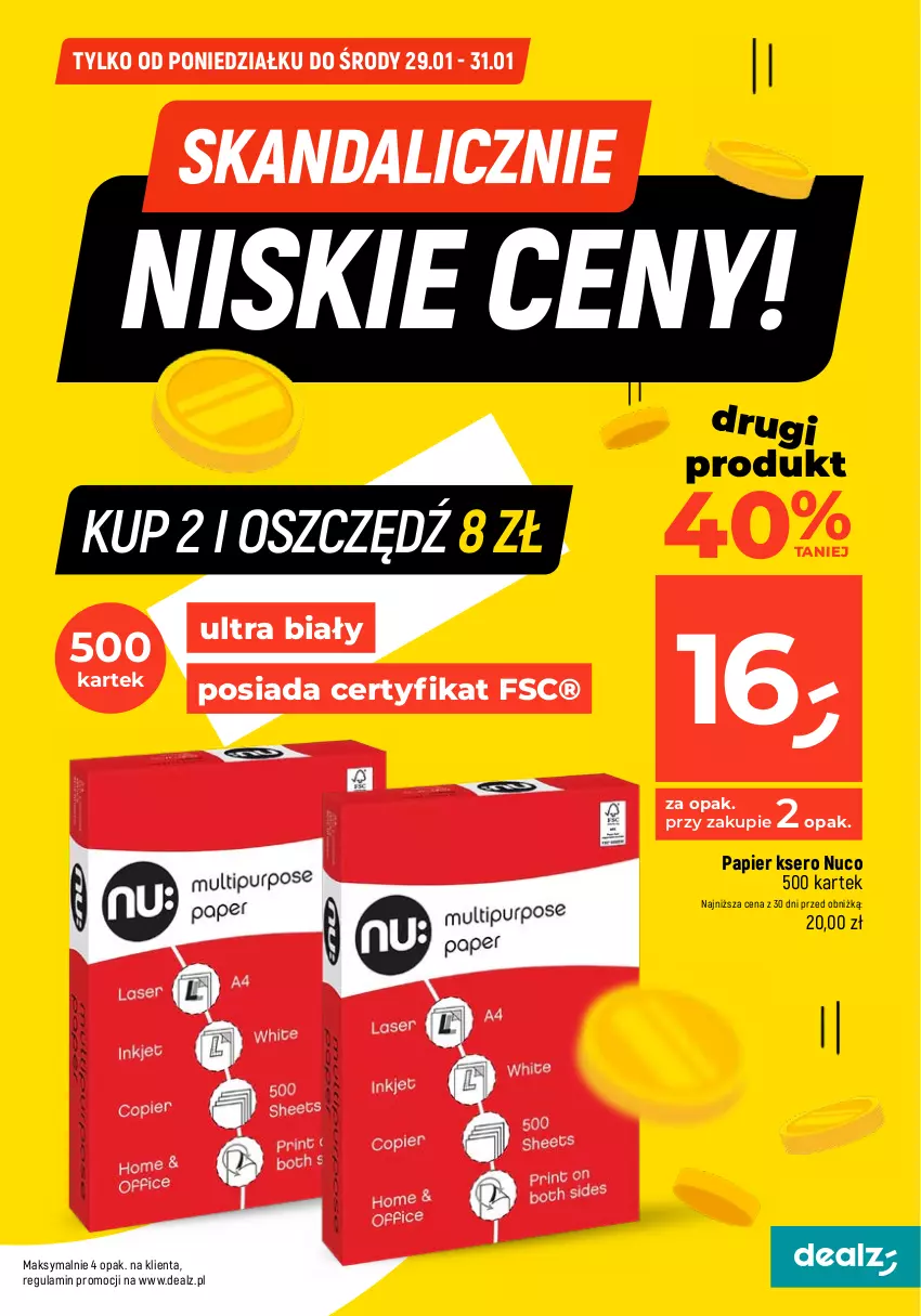 Gazetka promocyjna Dealz - Oszczędzaj każdego dnia! - ważna 29.01 do 31.01.2024 - strona 7 - produkty: Mentos, Papier, Ser