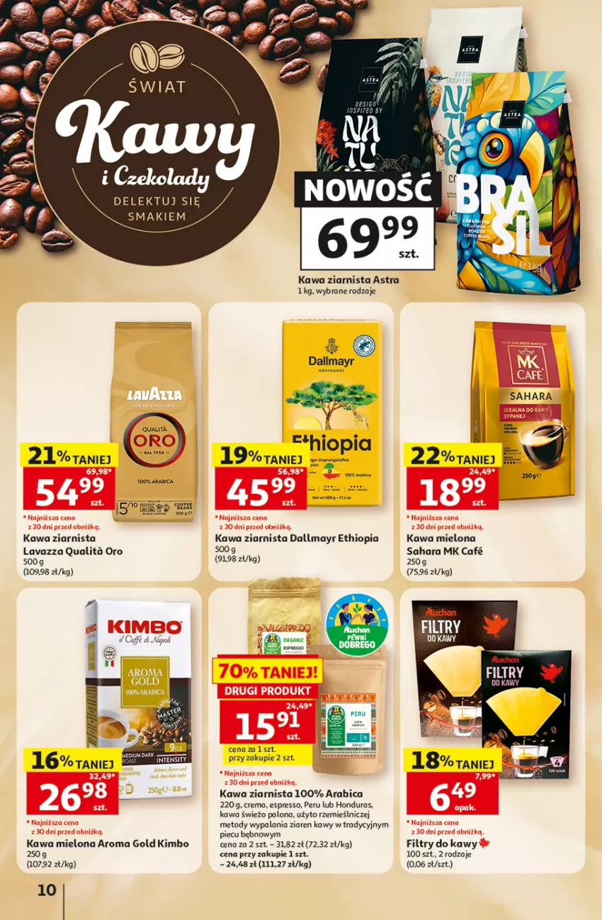 Gazetka promocyjna Auchan - 30 Lat Hipermarket - ważna 22.10 do 28.10.2026 - strona 10 - produkty: BIC, Dallmayr, Kawa, Kawa mielona, Kawa ziarnista, Lavazza, Piec
