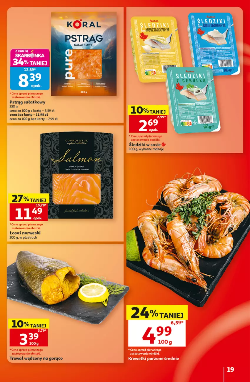 Gazetka promocyjna Auchan - 30 Lat Hipermarket - ważna 22.10 do 28.10.2026 - strona 19 - produkty: Pstrąg, Sałat, Sos