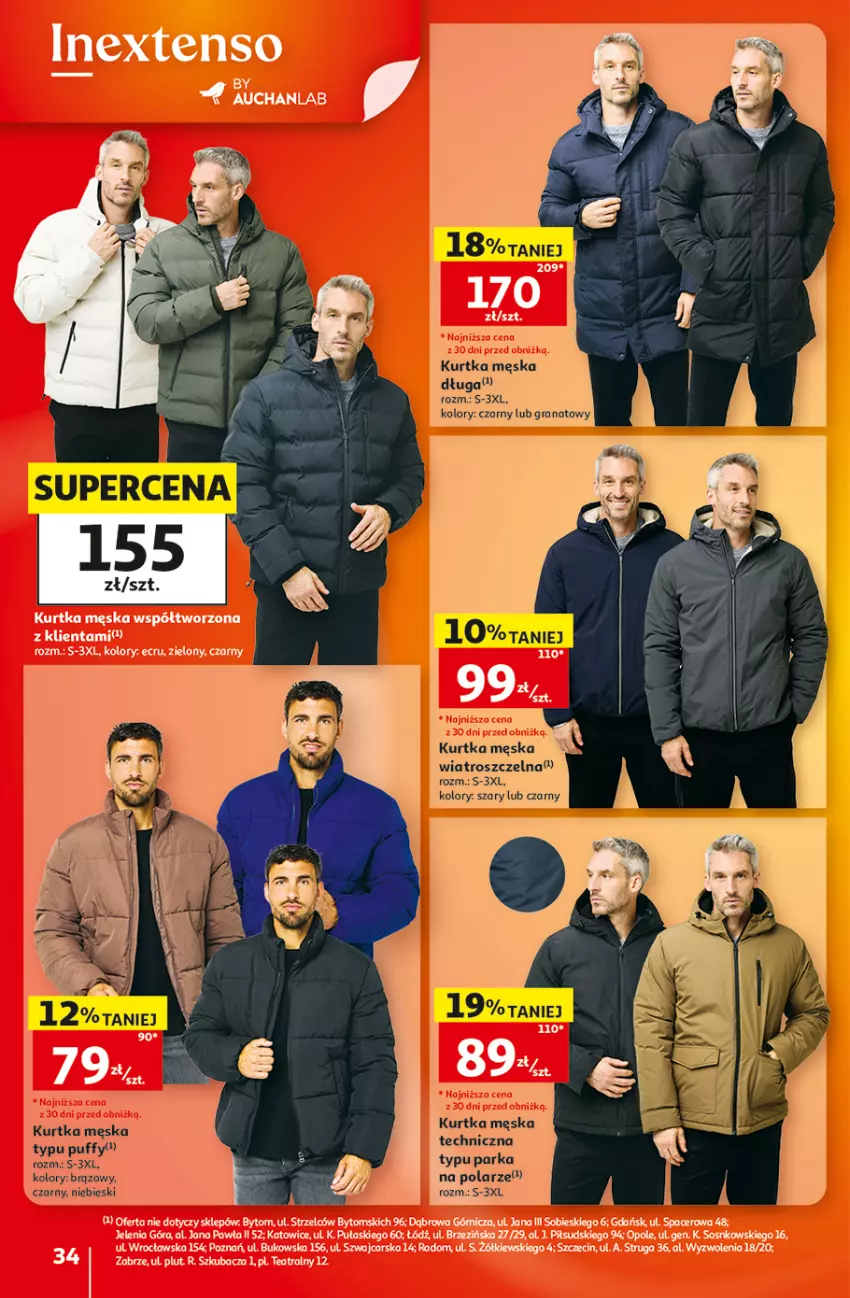 Gazetka promocyjna Auchan - 30 Lat Hipermarket - ważna 22.10 do 28.10.2026 - strona 34 - produkty: Gra, Granat, Kurtka, Parka
