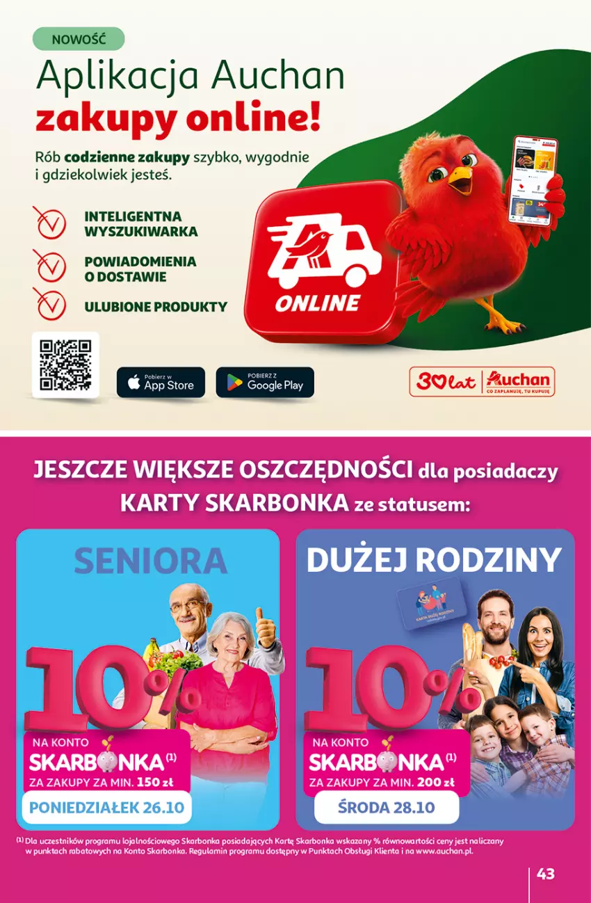 Gazetka promocyjna Auchan - 30 Lat Hipermarket - ważna 22.10 do 28.10.2026 - strona 43 - produkty: Fa, Intel, LG, Warka