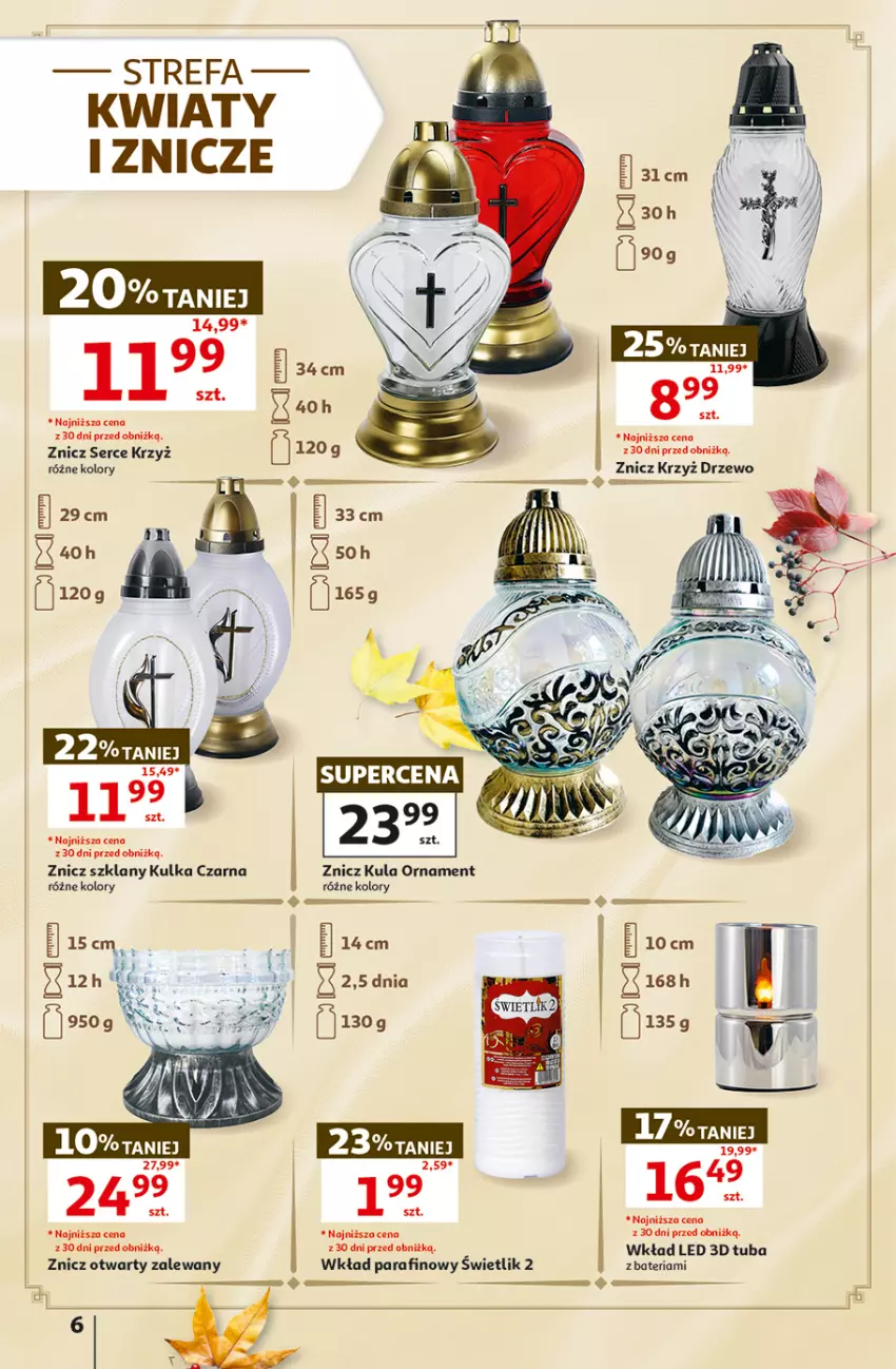 Gazetka promocyjna Auchan - 30 Lat Hipermarket - ważna 22.10 do 28.10.2026 - strona 6 - produkty: Bateria, Fa, Ser, Znicz