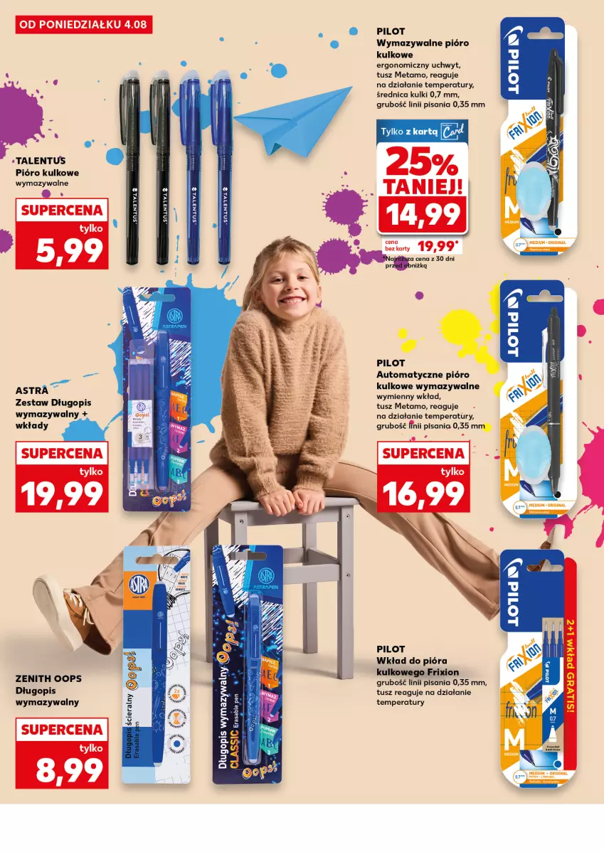 Gazetka promocyjna Kaufland - Kaufland - ważna 04.08 do 09.08.2025 - strona 20 - produkty: Długopis, Pióra kulkowego, Tusz