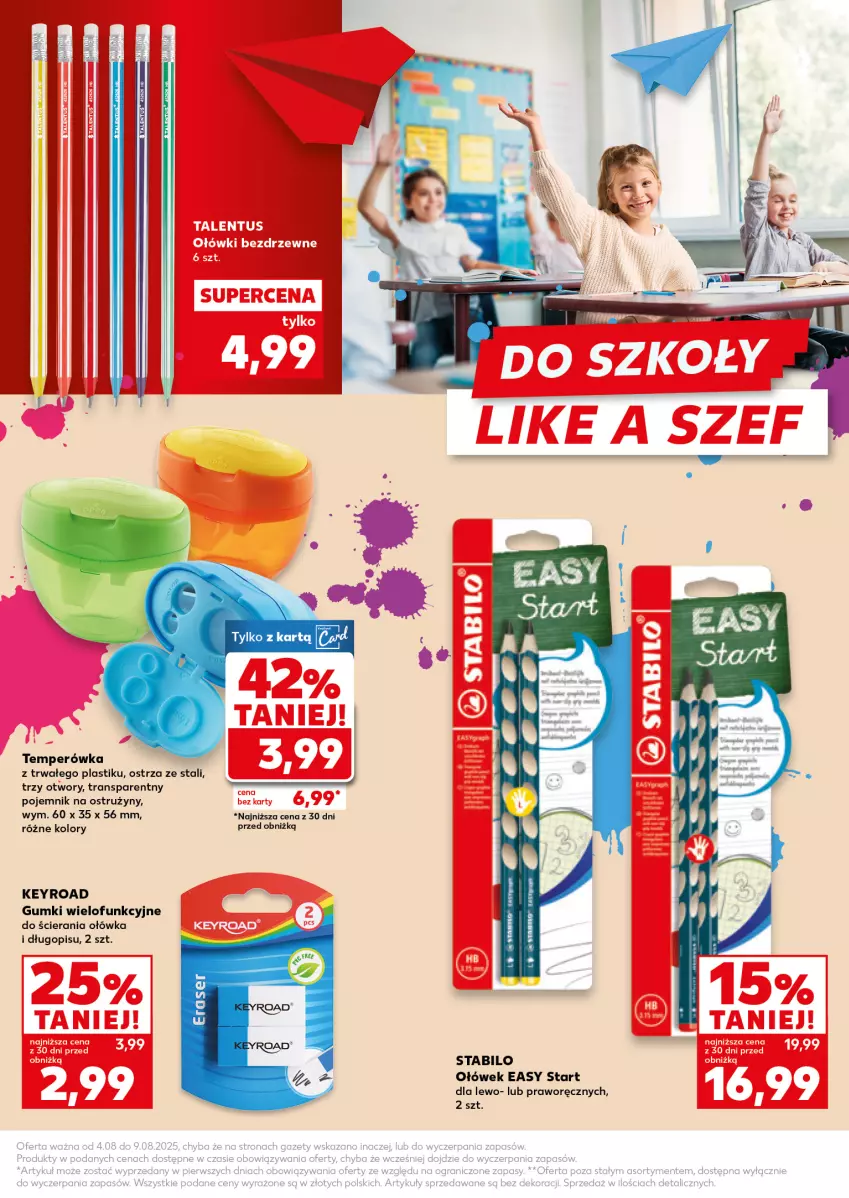 Gazetka promocyjna Kaufland - Kaufland - ważna 04.08 do 09.08.2025 - strona 21 - produkty: Długopis, Pojemnik, Tran