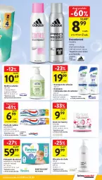 Gazetka promocyjna Intermarche - Gazetka promocyjna - Gazetka - ważna od 23.07 do 23.07.2025 - strona 36 - produkty: Krem do twarzy, Mydło w płynie, Pampers, Eveline, Aquafresh, Dezodorant, Mleczko do ciała, Pasta do zębów, Adidas, Mleczko, Szampon, Ziaja, Dzieci, Odżywka, Mydło, Dozownik