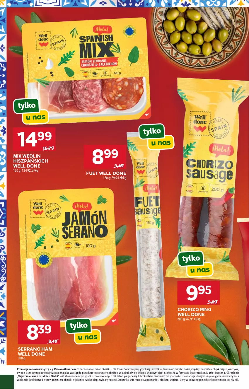 Gazetka promocyjna Stokrotka - Kuchnia Iberyjska! - ważna 06.08 do 26.08.2026 - strona 5 - produkty: Mięso, Optima, Owoce, Ser, Warzywa