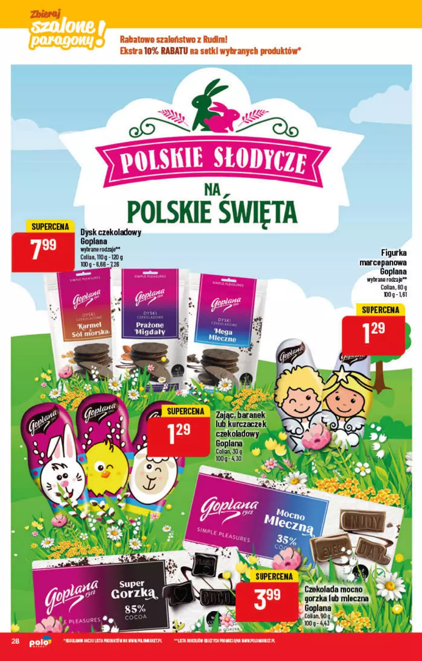 Gazetka promocyjna PoloMarket - Gazetka pomocyjna - ważna 16.03 do 22.03.2022 - strona 28 - produkty: Czekolada, Goplana, LANA, Migdały, Szal