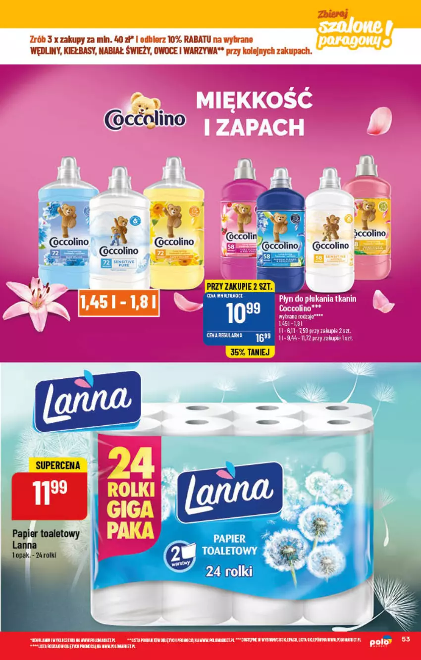 Gazetka promocyjna PoloMarket - Gazetka pomocyjna - ważna 16.03 do 22.03.2022 - strona 53 - produkty: Chia, Papier, Papier toaletowy, Pur