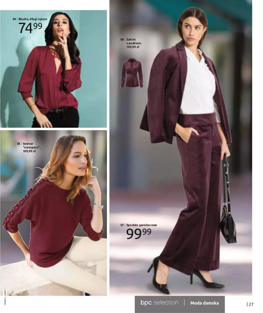 Gazetka promocyjna Bonprix - TWÓJ LOOK Z NUTĄ GLAMOUR - ważna 10.11.2021 do 10.05.2022 - strona 29 - produkty: Spodnie, Sukienka, Sweter, Top