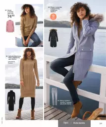 Gazetka promocyjna Bonprix - TWÓJ LOOK Z NUTĄ GLAMOUR - Gazetka - ważna od 10.05 do 10.05.2022 - strona 43 - produkty: Sweter, Sok, Dżinsy, Płaszcz, Sukienka