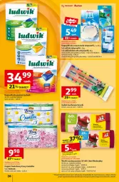 Gazetka promocyjna Auchan - Pewność Niskich Cen Hipermarket - Gazetka - ważna od 12.03 do 12.03.2025 - strona 28 - produkty: Ludwik, Jan Niezbędny, Sól, Papier, Worki na śmieci, Papier toaletowy, Odświeżacz do zmywarki, Worki na śmiec, Foxy, Zmywarki, Fotel, Kapsułki do prania, Fa