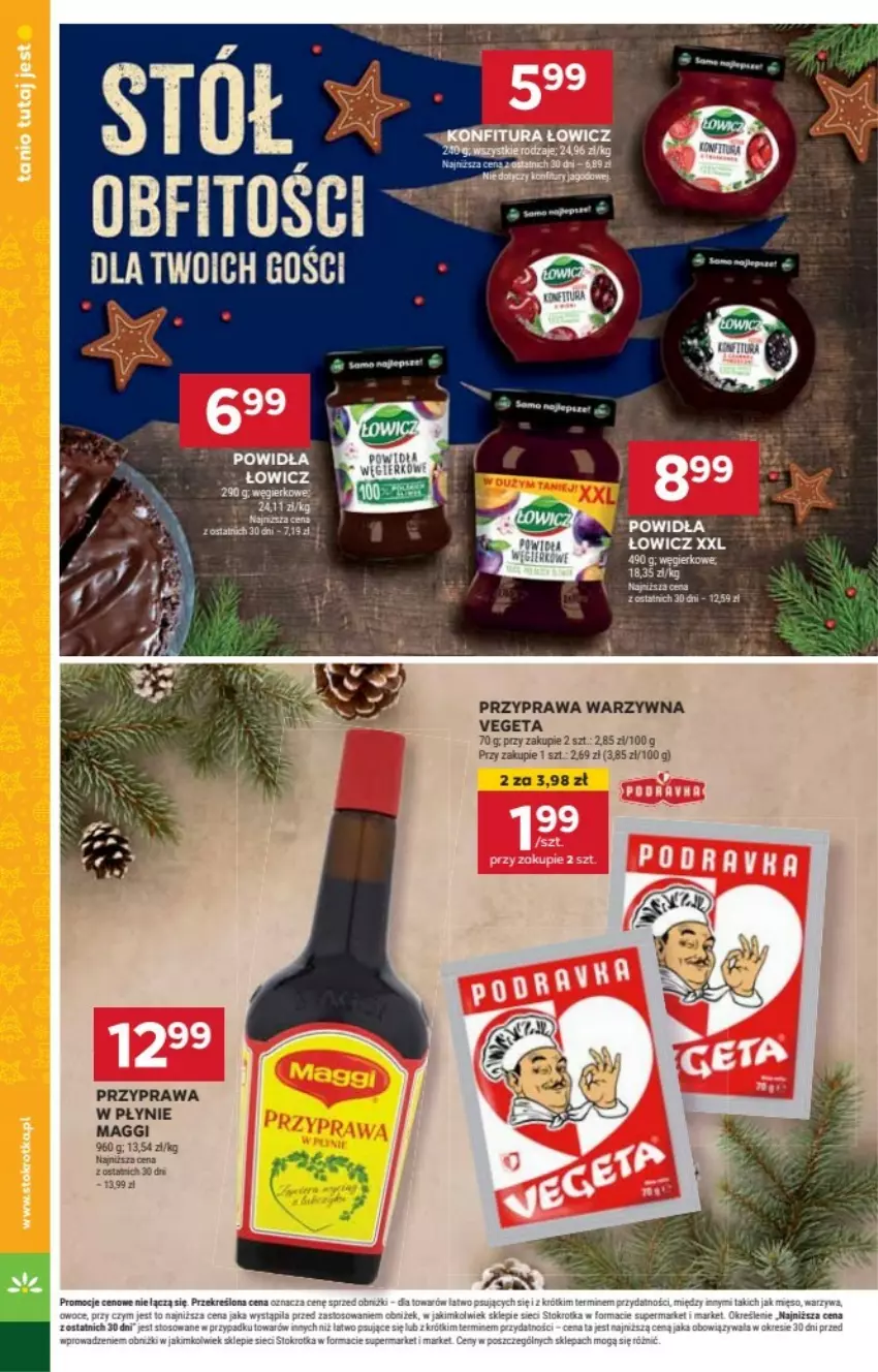 Gazetka promocyjna Stokrotka - ważna 19.12 do 25.12.2024 - strona 21 - produkty: Maggi, Przyprawa w płynie, Vegeta