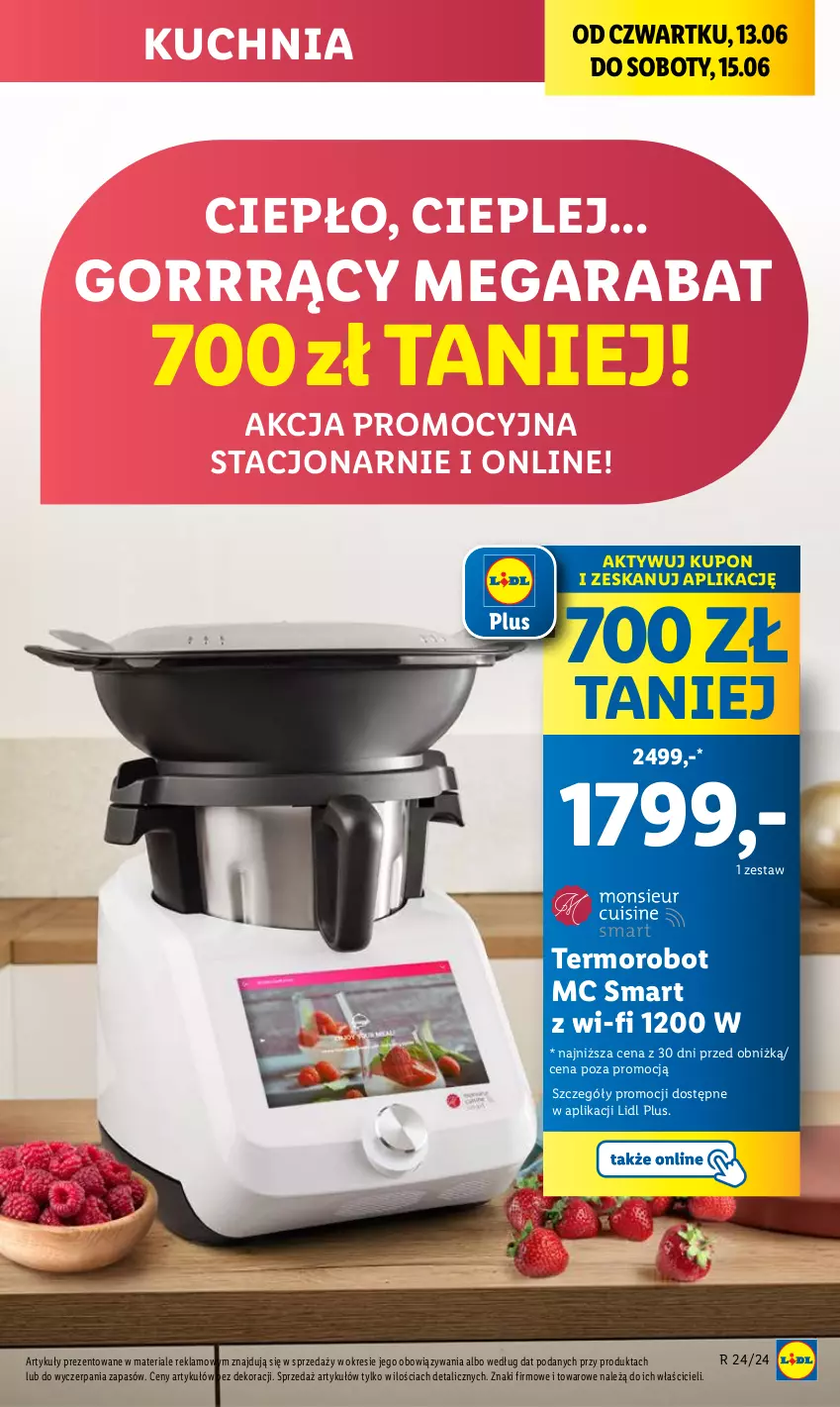 Gazetka promocyjna Lidl - GAZETKA - ważna 13.06 do 15.06.2024 - strona 13 - produkty: Kuchnia, Robot