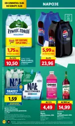 Gazetka promocyjna Lidl - GAZETKA - Gazetka - ważna od 15.06 do 15.06.2024 - strona 30 - produkty: Nałęczowianka, Napoje, LANA, Pepsi, Syrop, Oshee, Woda mineralna, Woda, Herbapol, Magnez