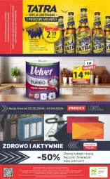 Gazetka promocyjna Arhelan - Gazetka - Gazetka - ważna od 03.03 do 03.03.2024 - strona 20 - produkty: Piwo, Papier, Tatra, Velvet, Ręcznik