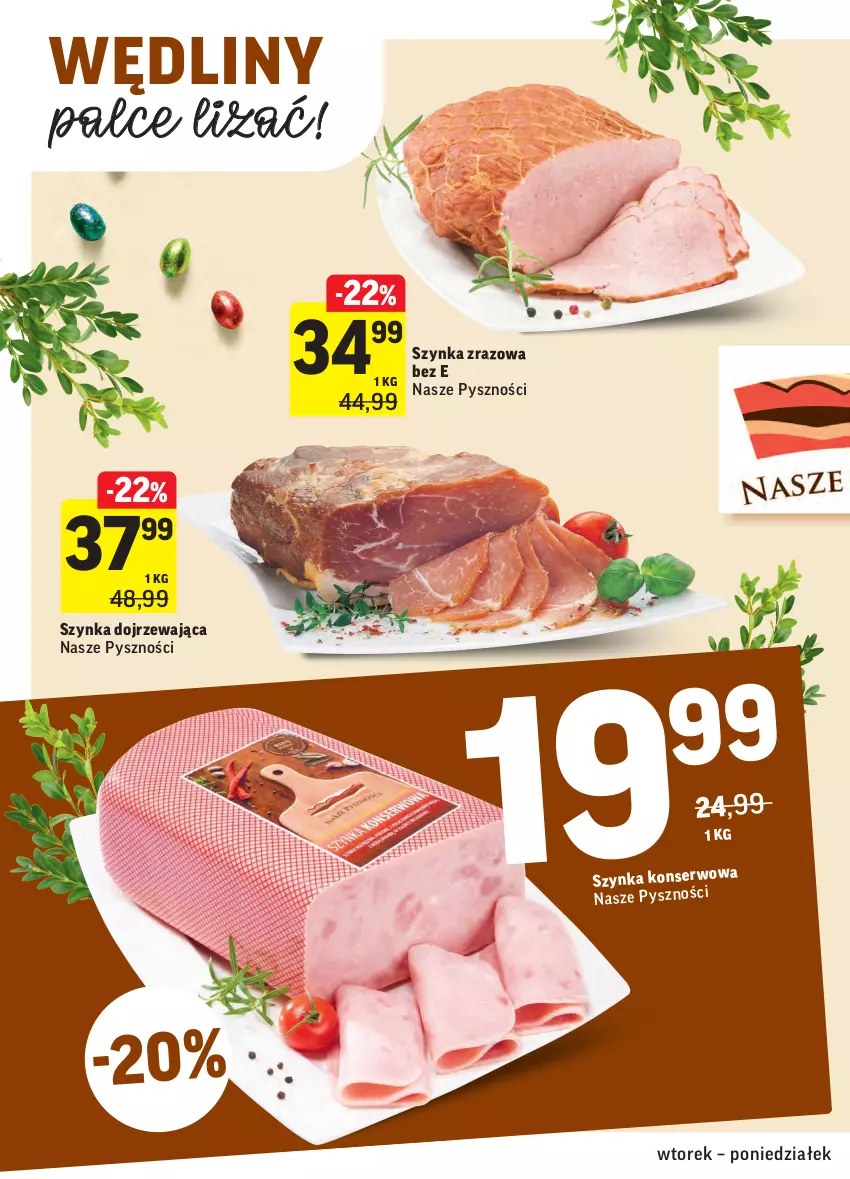 Gazetka promocyjna Intermarche - Wielkanoc - ważna 23.03 do 29.03.2021 - strona 10 - produkty: Ser, Szynka