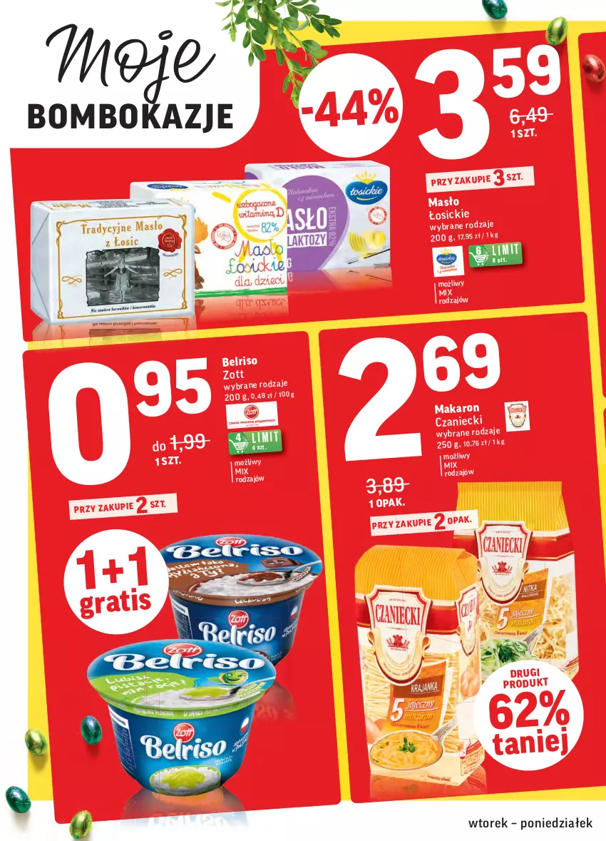 Gazetka promocyjna Intermarche - Wielkanoc - ważna 23.03 do 29.03.2021 - strona 2 - produkty: Belriso, Makaron, Zott