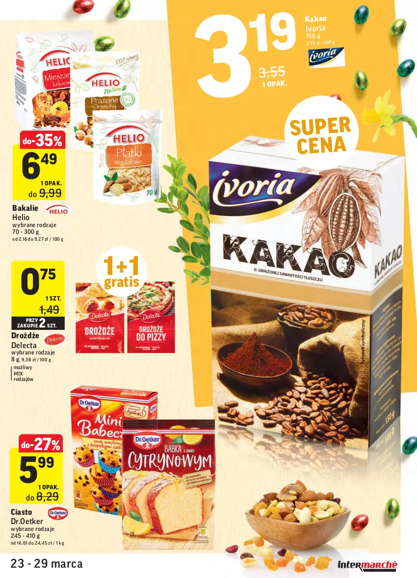 Gazetka promocyjna Intermarche - Wielkanoc - ważna 23.03 do 29.03.2021 - strona 31 - produkty: Delecta, Drożdże, Gra, Helio, Kakao