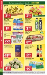 Gazetka promocyjna Stokrotka - Market - Gazetka - ważna od 30.09 do 30.09.2026 - strona 4 - produkty: Tchibo, Banany, Kalafior, Warzywa, Gra, Twaróg, Kawa ziarnista, Kawa, Optima, Farm Milk, Mąka, Syrop, Owoce, Flaki, Woda, Napój, Flaki wołowe, Mięso, Herbapol, Jabłka, Fa