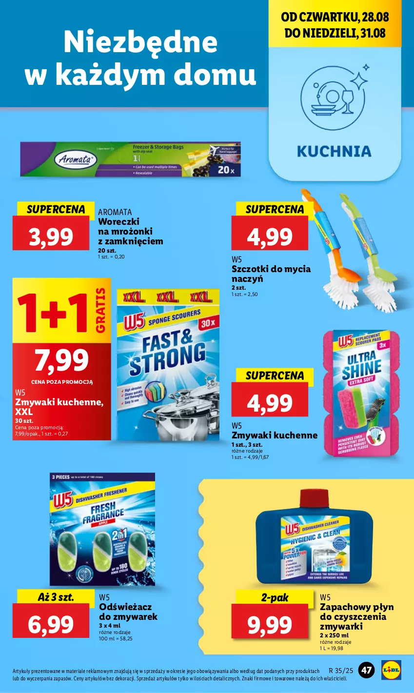 Gazetka promocyjna Lidl - GAZETKA - ważna 28.08 do 31.08.2025 - strona 53 - produkty: Do mycia naczyń, Gra, Zmywaki kuchenne, Zmywarki