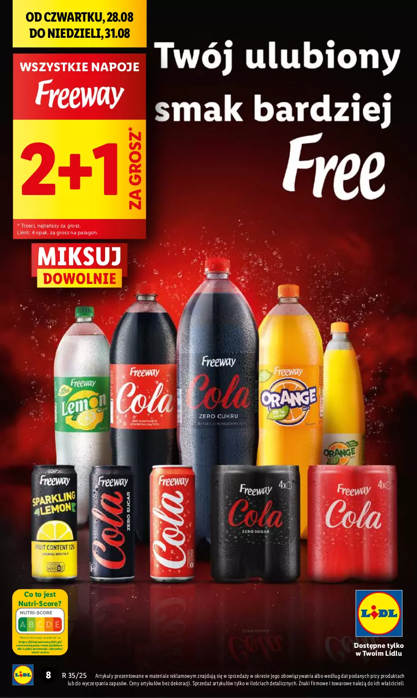 Gazetka promocyjna Lidl - GAZETKA - ważna 28.08 do 31.08.2025 - strona 8 - produkty: Napoje, Wazon