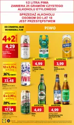 Gazetka promocyjna Lidl - GAZETKA - Gazetka - ważna od 31.08 do 31.08.2025 - strona 36 - produkty: Piwo, Koc, Gra, Tropical, Namysłów, Kasztelan, Perła, Okocim, Mango