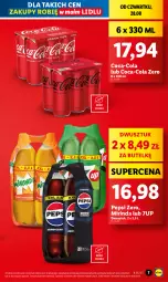 Gazetka promocyjna Lidl - GAZETKA - Gazetka - ważna od 31.08 do 31.08.2025 - strona 7 - produkty: 7up, Mirinda, Coca-Cola, Pepsi