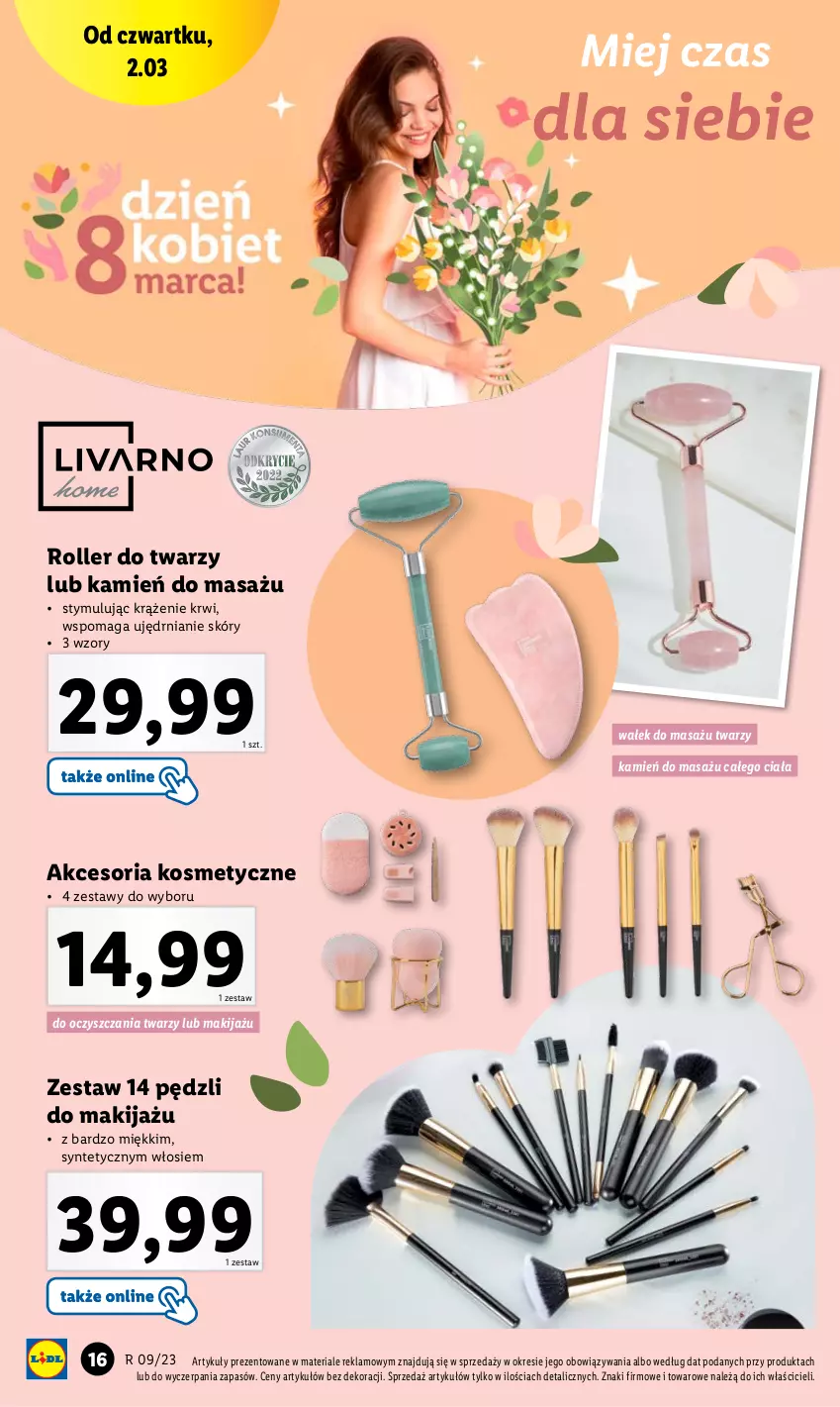 Gazetka promocyjna Lidl - GAZETKA - ważna 27.02 do 04.03.2023 - strona 16 - produkty: Makijaż, Roller, Wałek