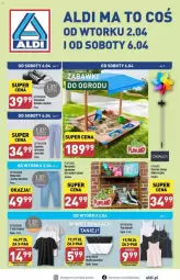 Gazetka promocyjna Aldi - Gazetka - ważna od 08.04 do 08.04.2024 - strona 1 - produkty: Tenisówki, Majtki, Dres, Moda, Dzieci, Spodnie, Lampa, Fa