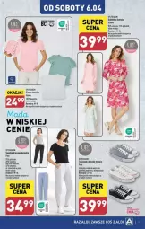 Gazetka promocyjna Aldi - Gazetka - ważna od 08.04 do 08.04.2024 - strona 10 - produkty: Tenisówki, Dres, Wełna, Spodnie, Sukienka, Spodnie dresowe, Fa