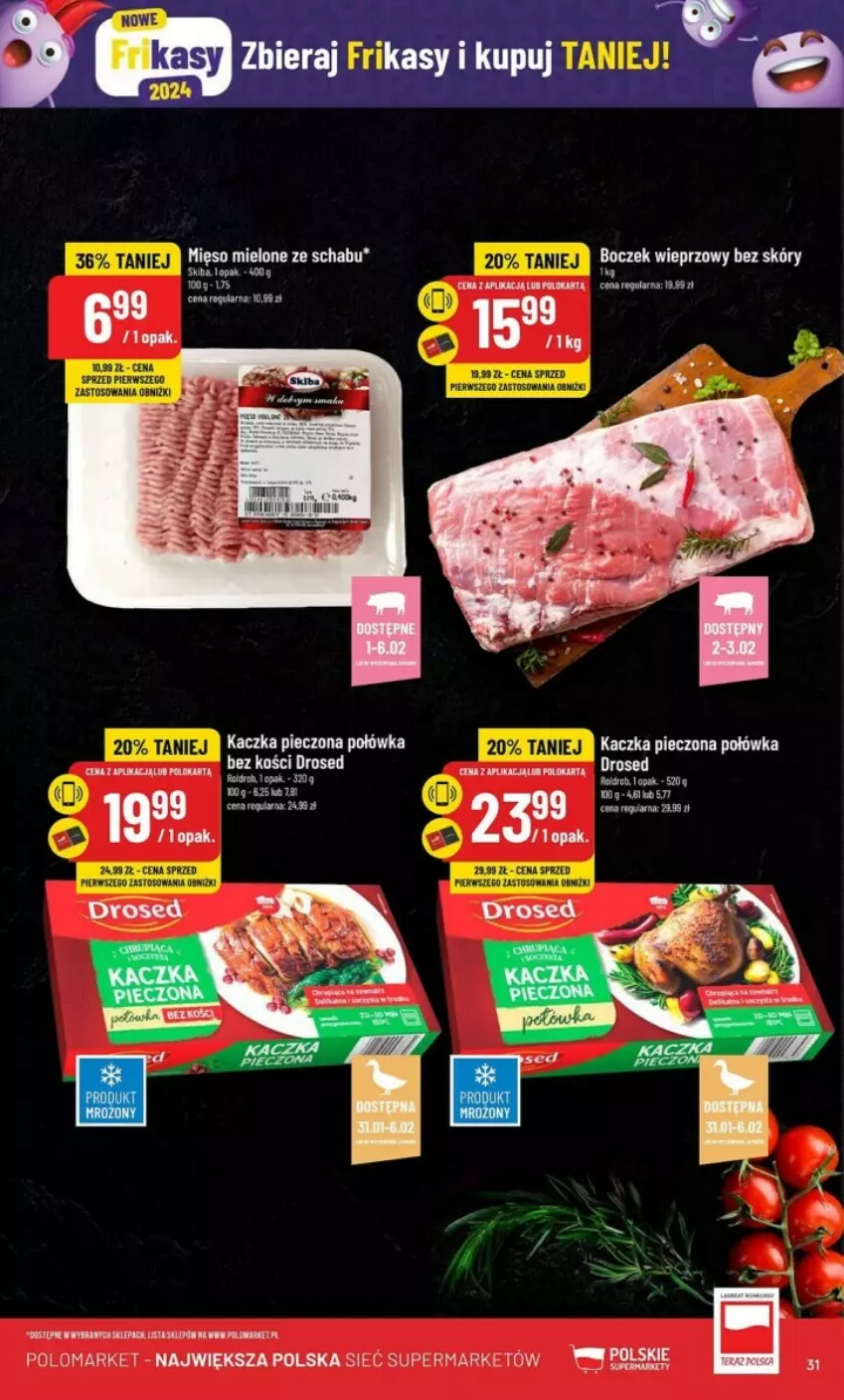 Gazetka promocyjna PoloMarket - ważna 31.01 do 06.02.2024 - strona 25 - produkty: Mięso, Mięso mielone, Por