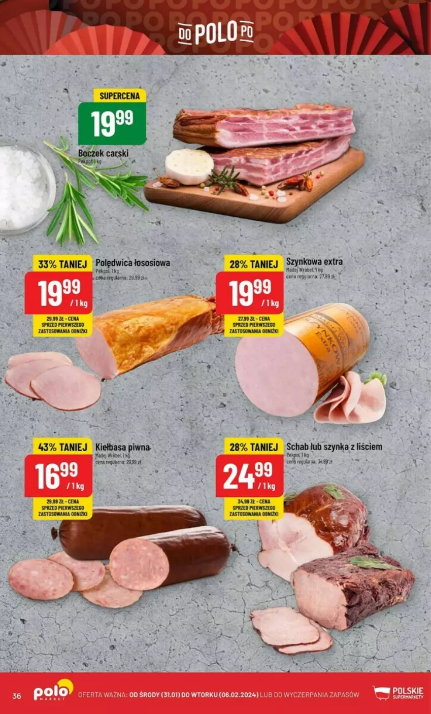 Gazetka promocyjna PoloMarket - ważna 31.01 do 06.02.2024 - strona 30 - produkty: Polędwica, Sos