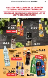 Gazetka promocyjna Netto - Artykuły spożywcze - Gazetka - ważna od 15.10 do 15.10.2022 - strona 21 - produkty: Piwa, Piwo, Top, Sos, Gra, Mirinda, Zdrowie, Warka, Desperados, Pepsi, Syrop, Aronia, Woda mineralna, Woda, Cisowianka, Captain Jack, Kozel