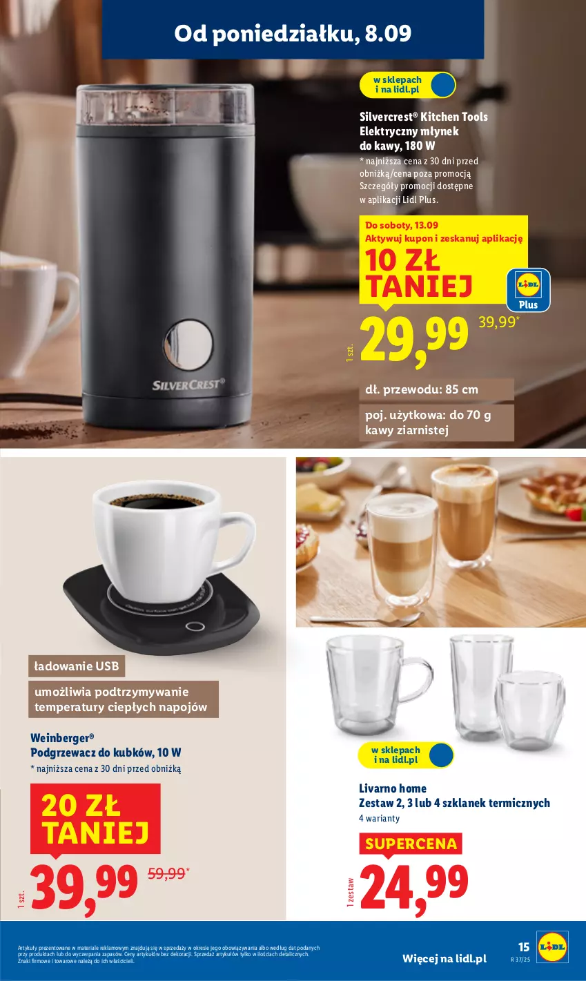 Gazetka promocyjna Lidl - GAZETKA - ważna 08.09 do 13.09.2025 - strona 17 - produkty: Ivar, Młynek, Młynek do kawy, Silvercrest