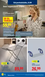 Gazetka promocyjna Lidl - GAZETKA - Gazetka - ważna od 13.09 do 13.09.2025 - strona 22 - produkty: Grzejnik, Suszarka, Suszarka na pranie