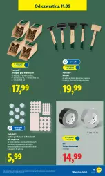 Gazetka promocyjna Lidl - GAZETKA - Gazetka - ważna od 13.09 do 13.09.2025 - strona 41 - produkty: Parkside, Top, Regał, Młotek, Młot, Drzwi, Podkład