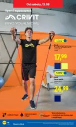 Gazetka promocyjna Lidl - GAZETKA - Gazetka - ważna od 13.09 do 13.09.2025 - strona 50 - produkty: Por, Szorty, Kosz, Koszulka, Sport, Control, Koszulka funkcyjna, LG