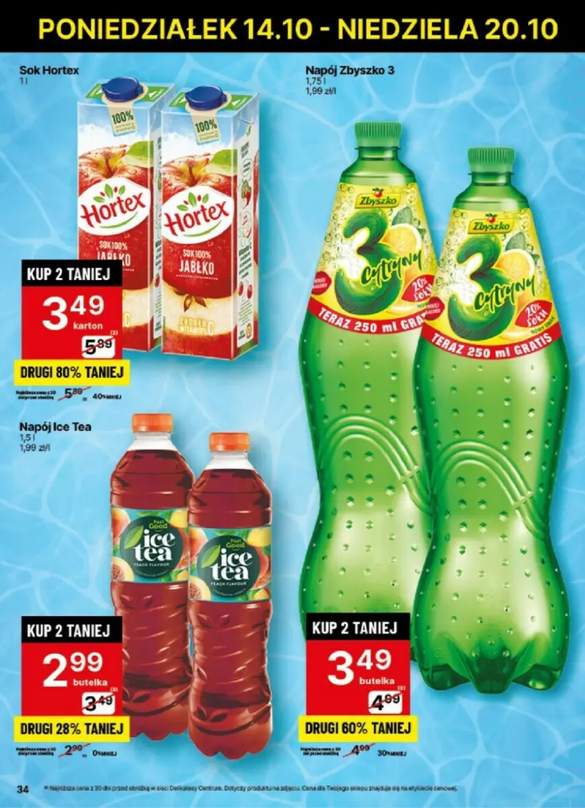 Gazetka promocyjna Delikatesy Centrum - ważna 14.10 do 20.10.2024 - strona 28 - produkty: Ice tea, Napój, Rum