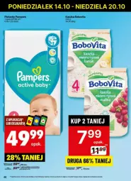 Gazetka promocyjna Delikatesy Centrum - Gazetka - ważna od 20.10 do 20.10.2024 - strona 35 - produkty: Pampers, Pieluchy, BoboVita