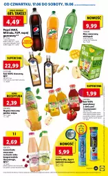 Gazetka promocyjna Lidl - GAZETKA - Gazetka - ważna od 19.06 do 19.06.2021 - strona 25 - produkty: Kurkuma, Warzywa, Sok, Por, Mus, 7up, Pepsi max, Oleofarm, Lemoniada, Tablet, Papryka, Ogórek, Mirinda, Pepsi, Fortuna, Sport, Tabletki musujące, Napój gazowany, Tymbark, Bazyl, Bazylia, Mango, Napój, Oleo, Mięta, Imbir, Fa